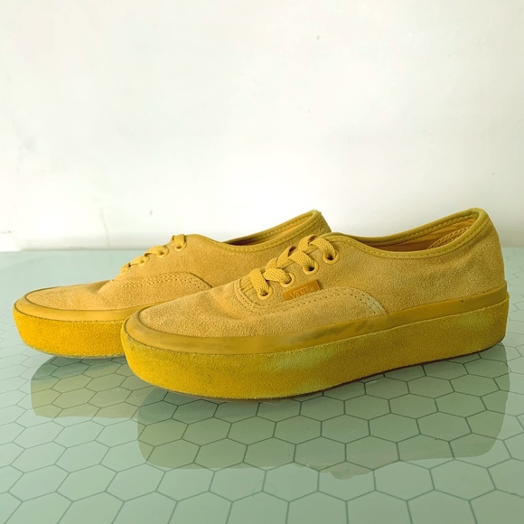 vans authentic platform ochre